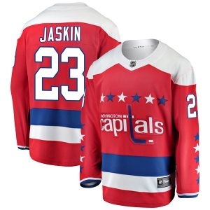 Men's Dmitrij Jaskin Washington Capitals Breakaway Alternate Jersey - Red