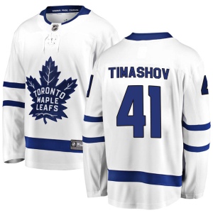 Men's Dmytro Timashov Toronto Maple Leafs Breakaway Away Jersey - White