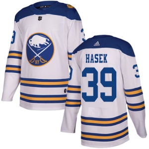 Men's Dominik Hasek Buffalo Sabres Authentic 2018 Winter Classic Jersey - White