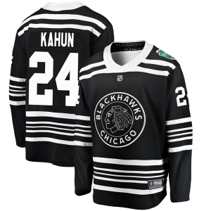 Men's Dominik Kahun Chicago Blackhawks 2019 Winter Classic Breakaway Jersey - Black