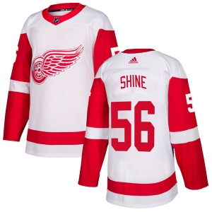 Men's Dominik Shine Detroit Red Wings Authentic Jersey - White