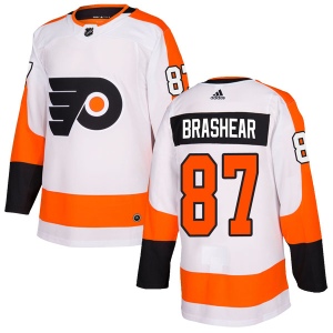 Men's Donald Brashear Philadelphia Flyers Authentic Jersey - White