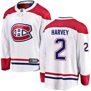 Men's Doug Harvey Montreal Canadiens Breakaway Away Jersey - White