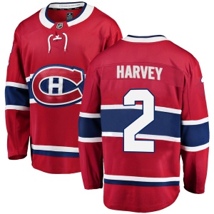 Men's Doug Harvey Montreal Canadiens Breakaway Home Jersey - Red