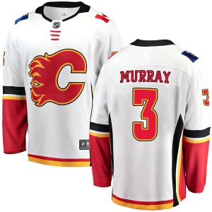 Men's Douglas Murray Calgary Flames Breakaway Away Jersey - White