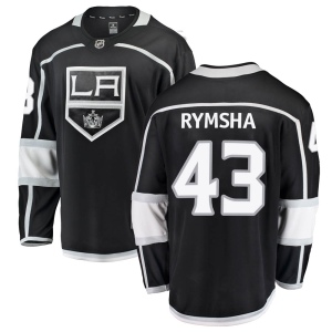 Men's Drake Rymsha Los Angeles Kings Breakaway Home Jersey - Black