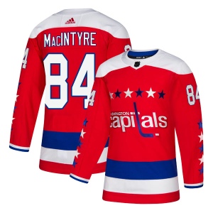 Men's Drew MacIntyre Washington Capitals Authentic Alternate Jersey - Red