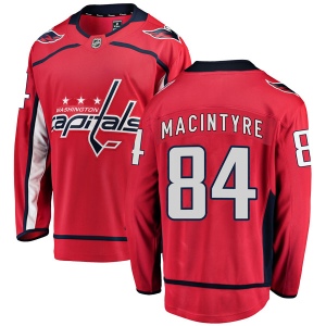 Men's Drew MacIntyre Washington Capitals Breakaway Home Jersey - Red