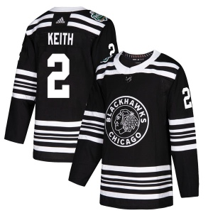 Men's Duncan Keith Chicago Blackhawks Authentic 2019 Winter Classic Jersey - Black