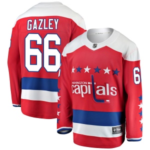 Men's Dustin Gazley Washington Capitals Breakaway Alternate Jersey - Red