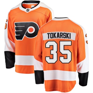 Men's Dustin Tokarski Philadelphia Flyers Breakaway Home Jersey - Orange