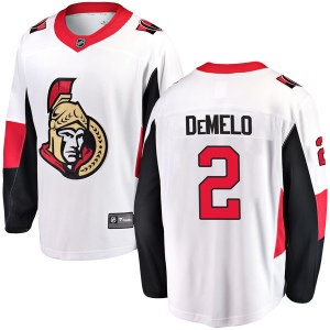 Men's Dylan DeMelo Ottawa Senators Breakaway Away Jersey - White