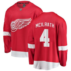 Men's Dylan McIlrath Detroit Red Wings Breakaway Home Jersey - Red