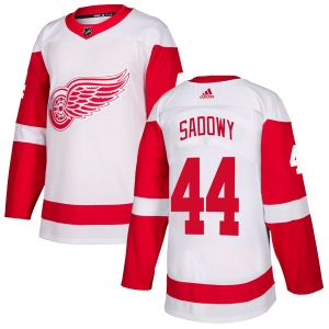 Men's Dylan Sadowy Detroit Red Wings Authentic Jersey - White