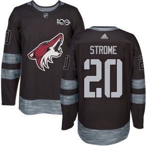 Men's Dylan Strome Arizona Coyotes Authentic 1917-2017 100th Anniversary Jersey - Black