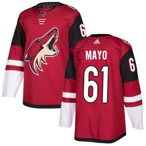 Men's Dysin Mayo Arizona Coyotes Authentic Maroon Home Jersey