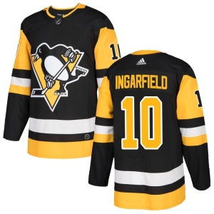 Men's Earl Ingarfield Pittsburgh Penguins Authentic Home Jersey - Black