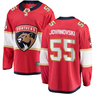 Men's Ed Jovanovski Florida Panthers Breakaway Home Jersey - Red