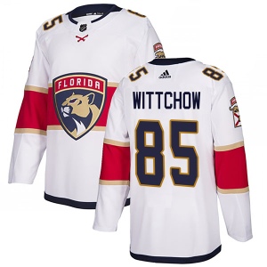 Men's Ed Wittchow Florida Panthers Authentic Away Jersey - White