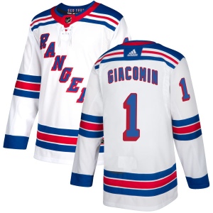 Men's Eddie Giacomin New York Rangers Authentic Jersey - White