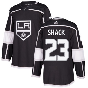 Men's Eddie Shack Los Angeles Kings Authentic Home Jersey - Black