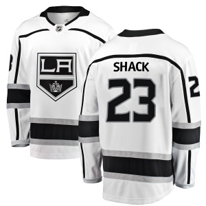 Men's Eddie Shack Los Angeles Kings Breakaway Away Jersey - White