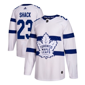 Men's Eddie Shack Toronto Maple Leafs Authentic 2018 Stadium Series Jersey - White