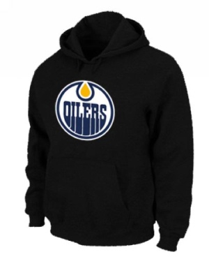 Men's Edmonton Oilers Pullover Hoodie - - Black