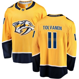 Men's Eeli Tolvanen Nashville Predators Breakaway Home Jersey - Gold