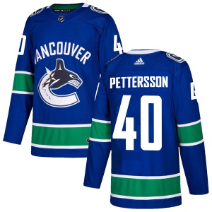 Men's Elias Pettersson Vancouver Canucks Authentic Home Jersey - Blue