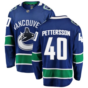 Men's Elias Pettersson Vancouver Canucks Breakaway Home Jersey - Blue