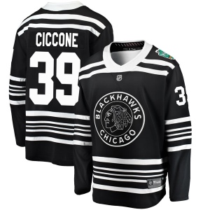 Men's Enrico Ciccone Chicago Blackhawks 2019 Winter Classic Breakaway Jersey - Black