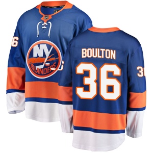 Men's Eric Boulton New York Islanders Breakaway Home Jersey - Blue