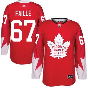 Men's Eric Faille Toronto Maple Leafs Authentic Alternate Jersey - Red