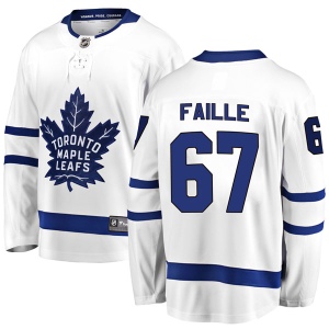 Men's Eric Faille Toronto Maple Leafs Breakaway Away Jersey - White