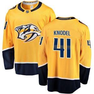 Men's Eric Knodel Nashville Predators Breakaway Home Jersey - Gold