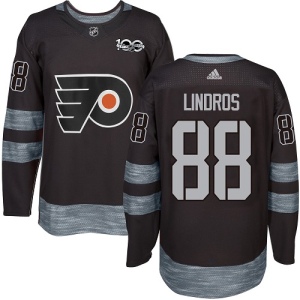 Men's Eric Lindros Philadelphia Flyers Authentic 1917-2017 100th Anniversary Jersey - Black