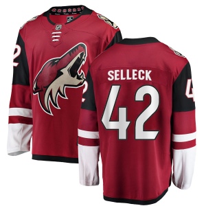 Men's Eric Selleck Arizona Coyotes Authentic Home Jersey - Red