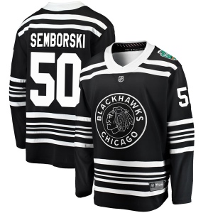 Men's Eric Semborski Chicago Blackhawks 2019 Winter Classic Breakaway Jersey - Black