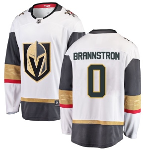 Men's Erik Brannstrom Vegas Golden Knights Breakaway White Away Jersey - Gold