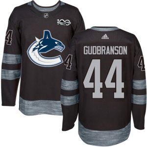 Men's Erik Gudbranson Vancouver Canucks Authentic 1917-2017 100th Anniversary Jersey - Black