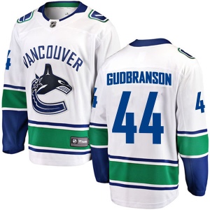 Men's Erik Gudbranson Vancouver Canucks Breakaway Away Jersey - White