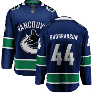 Men's Erik Gudbranson Vancouver Canucks Home Breakaway Jersey - Blue