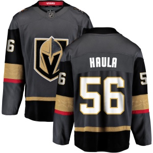 Men's Erik Haula Vegas Golden Knights Black Home Breakaway Jersey - Gold