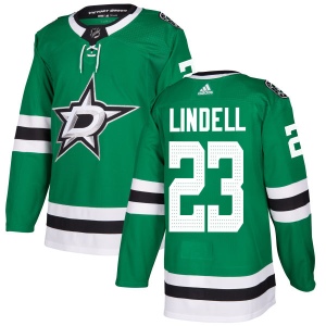 Men's Esa Lindell Dallas Stars Authentic Kelly Jersey - Green