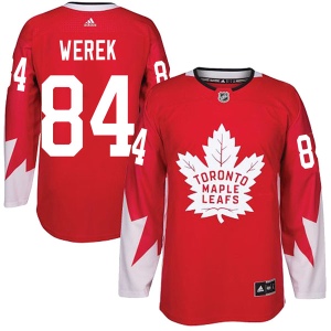 Men's Ethan Werek Toronto Maple Leafs Authentic Alternate Jersey - Red