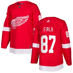 Men's Evan Fiala Detroit Red Wings Authentic Home Jersey - Red