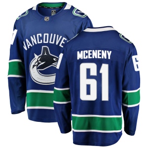 Men's Evan McEneny Vancouver Canucks Breakaway Home Jersey - Blue