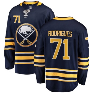 Men's Evan Rodrigues Buffalo Sabres Breakaway Home Jersey - Navy Blue