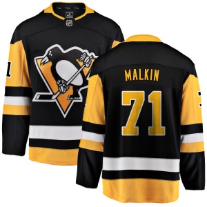 Men's Evgeni Malkin Pittsburgh Penguins Home Breakaway Jersey - Black